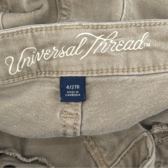 Universal Thread Tan High Rise Jeggings Size 4 (27) Regular Women’s - Picture 2 of 6
